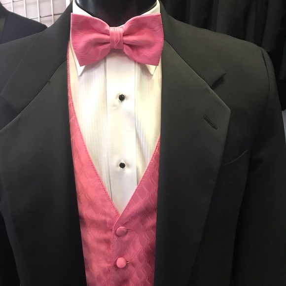 Spectrum Tie and Vest Set - Picture 1 of 4